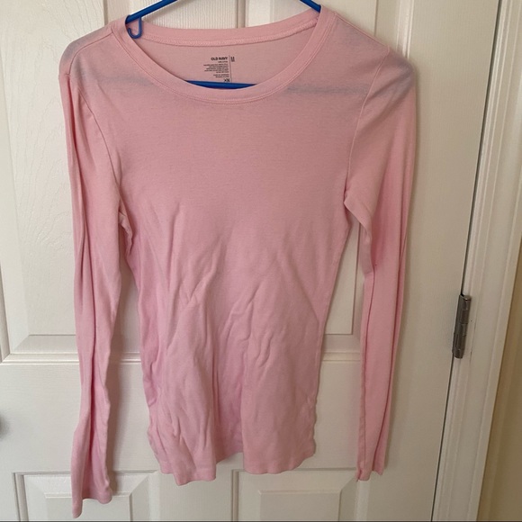 Old Navy Pink Long Sleeve Shirt - M - Picture 1 of 3